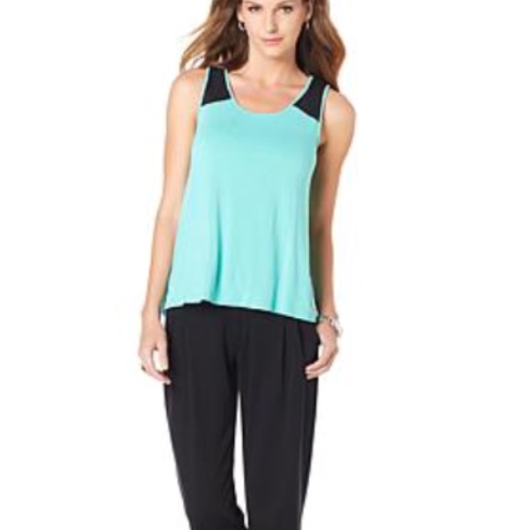 Giuliana Rancic lux tank L nwt seafoam - Picture 1 of 3